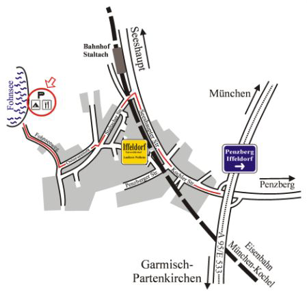 Anfahrt Campingplatz Fohnsee